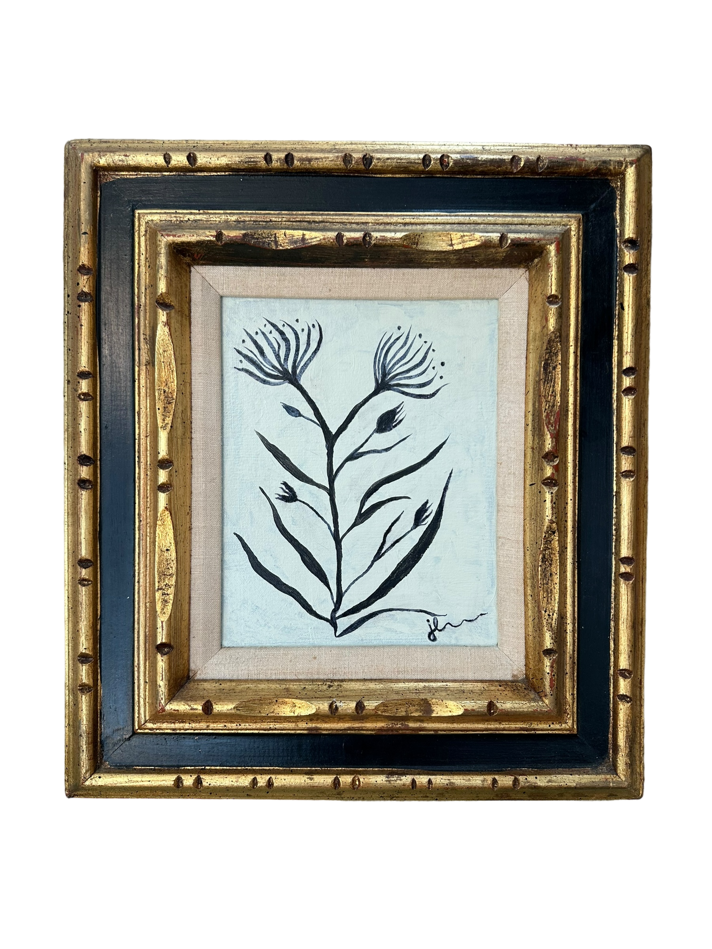 Jenn Leverett Art - B & W Framed
Botanical