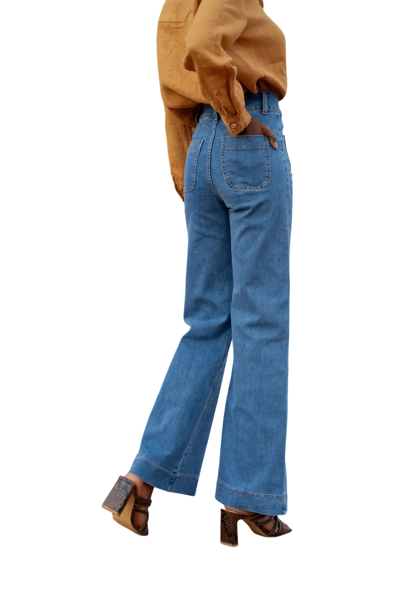 Elena Flair Jeans - Blue