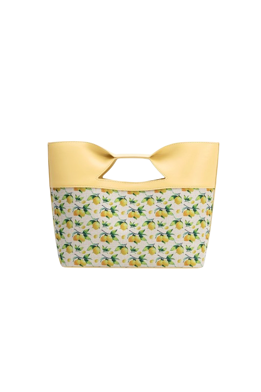 Jillian Yellow Lemon Tote Bag