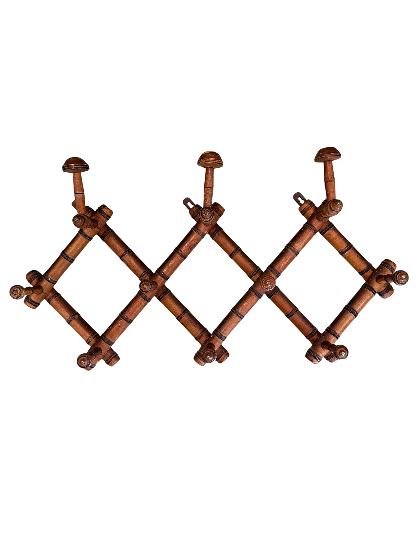 Antique Bamboo Wall Rack