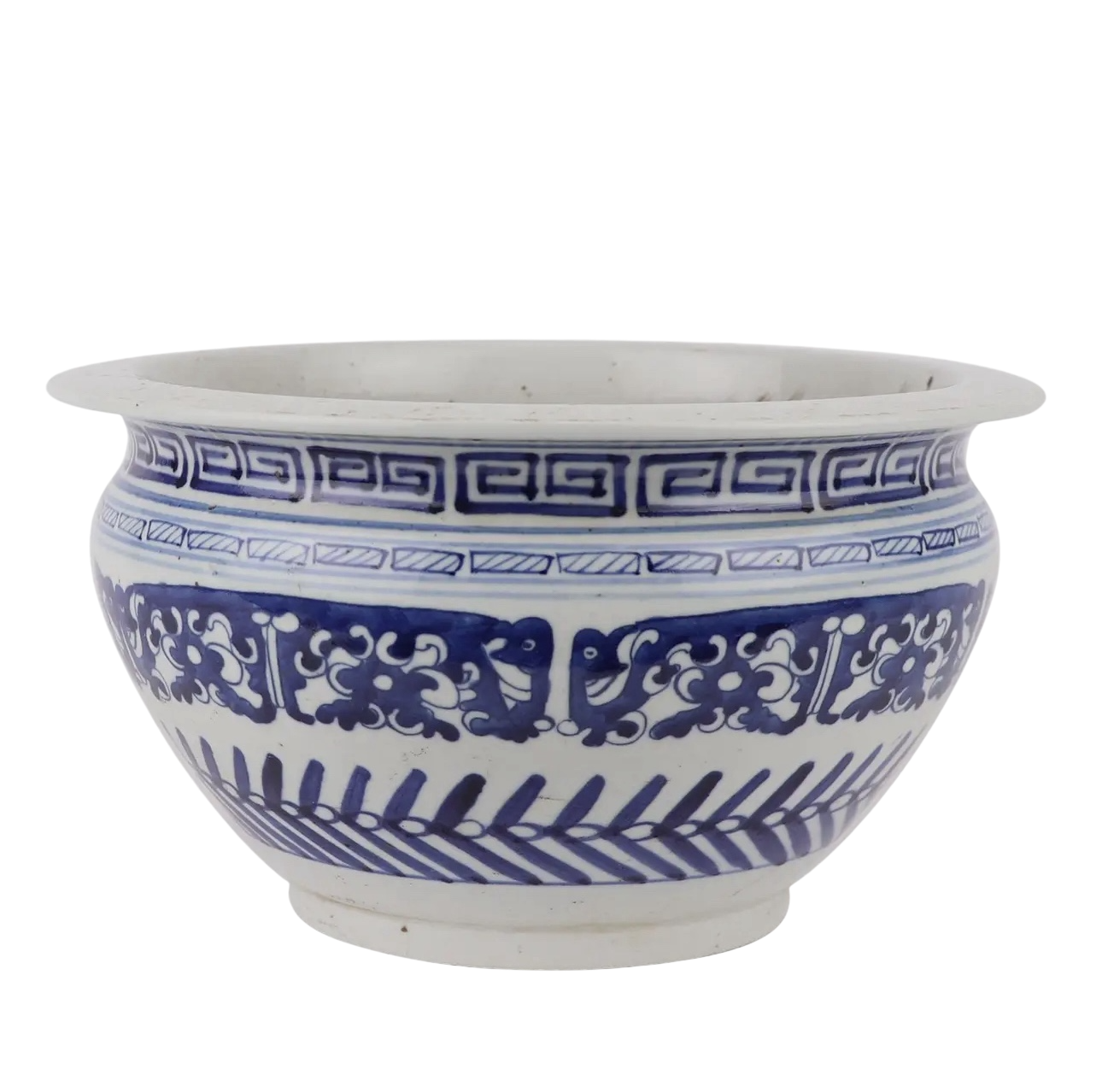 B&W Buddha Begging Bowl Planter