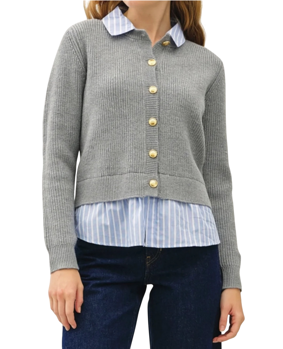 Mixed Media Cardigan - Two Colors