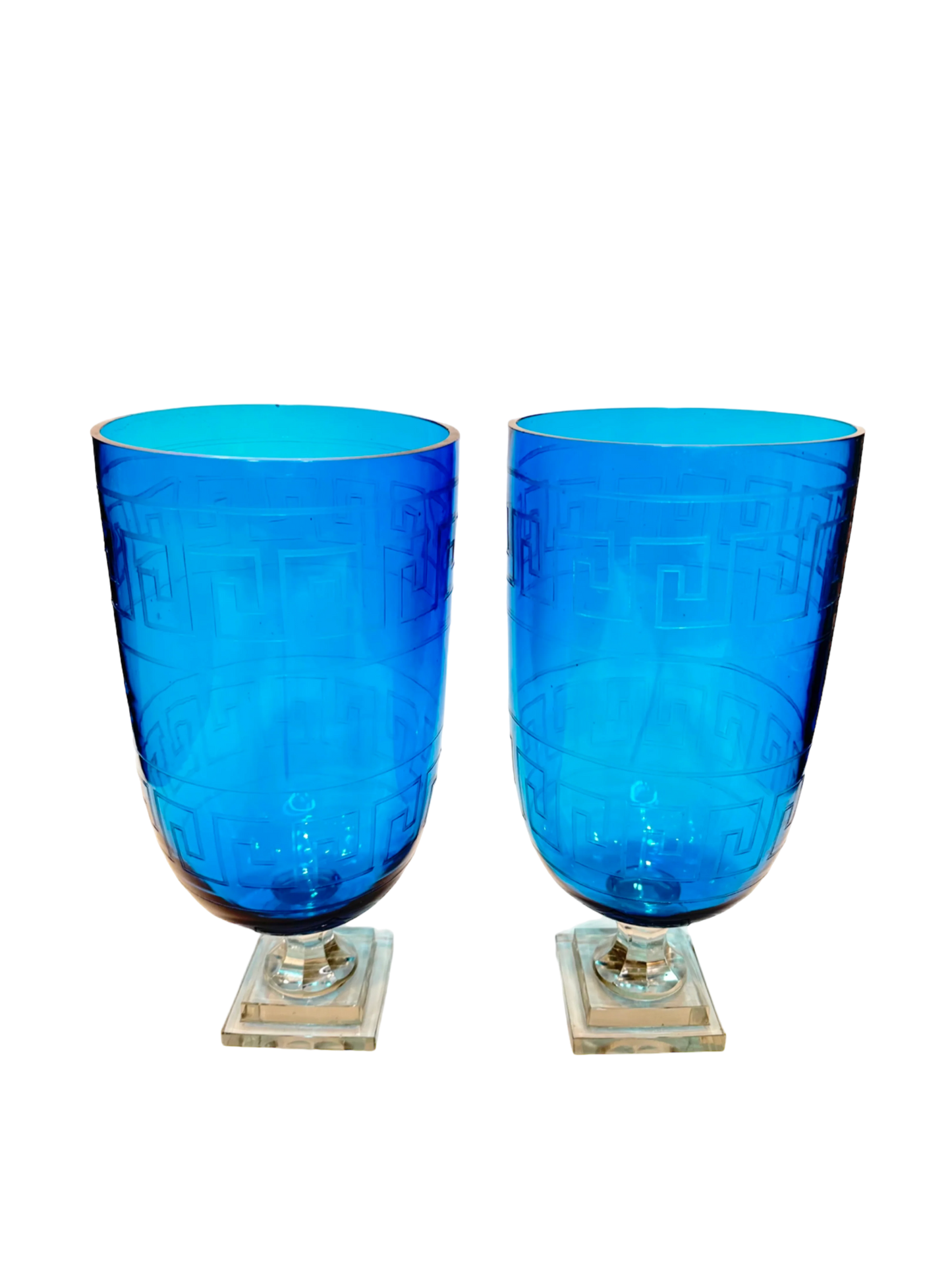 Grande Greek Key Etched Hurricane