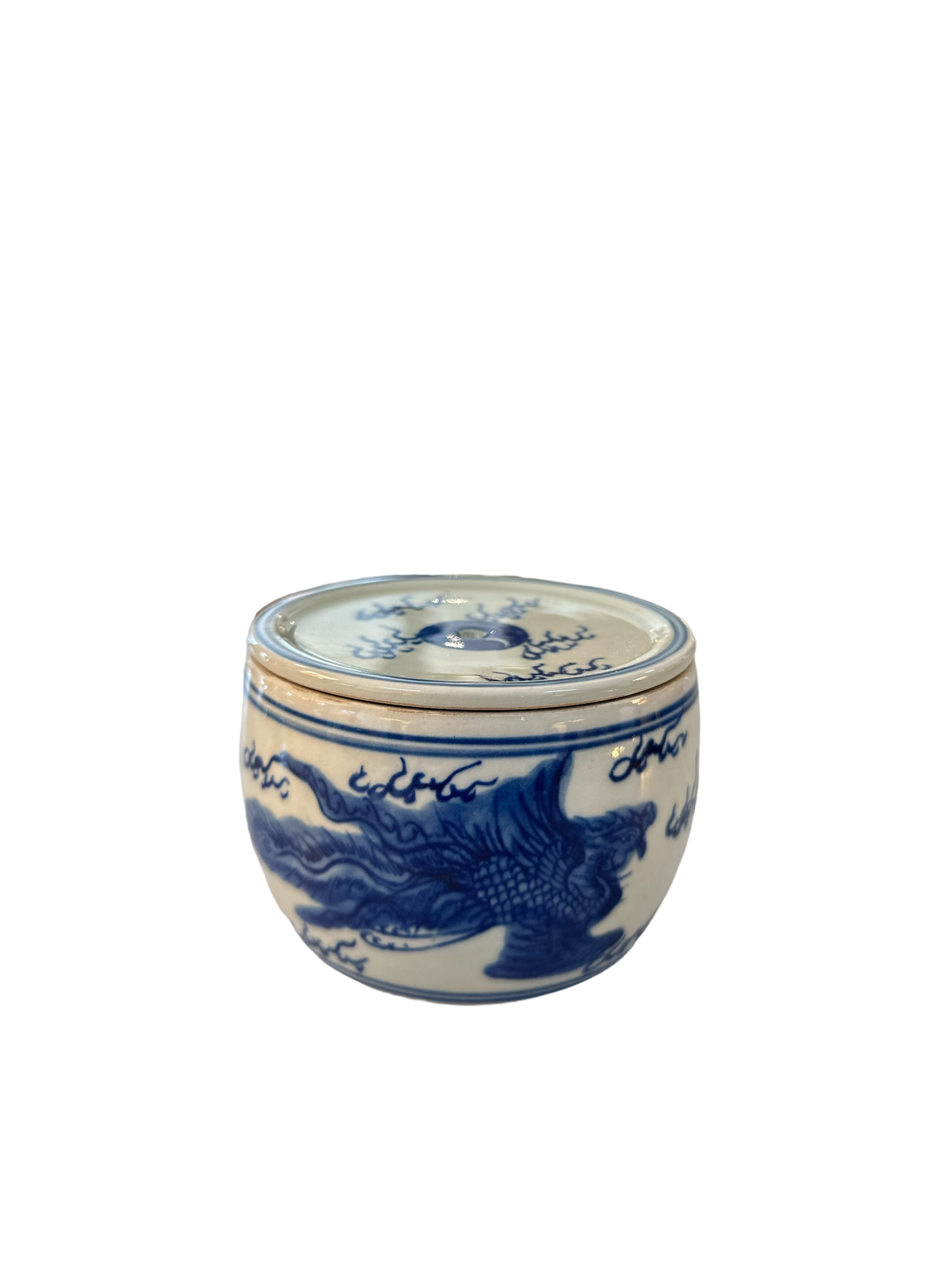 Vintage Japanese Lidded Incense Holder