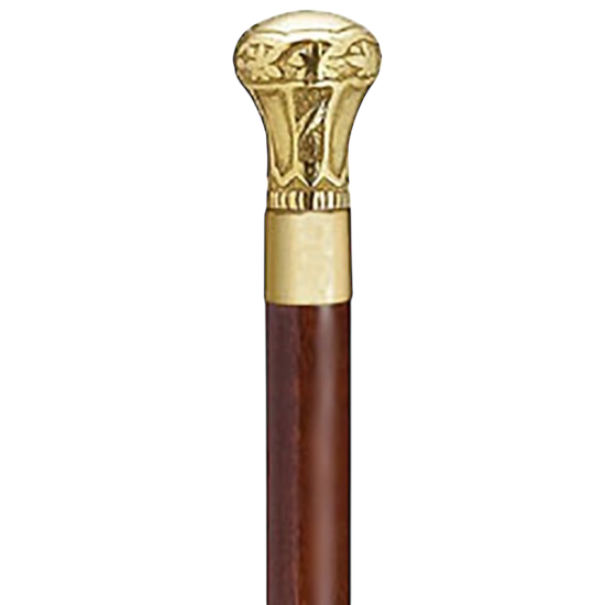 Regal Brass Knob Cane