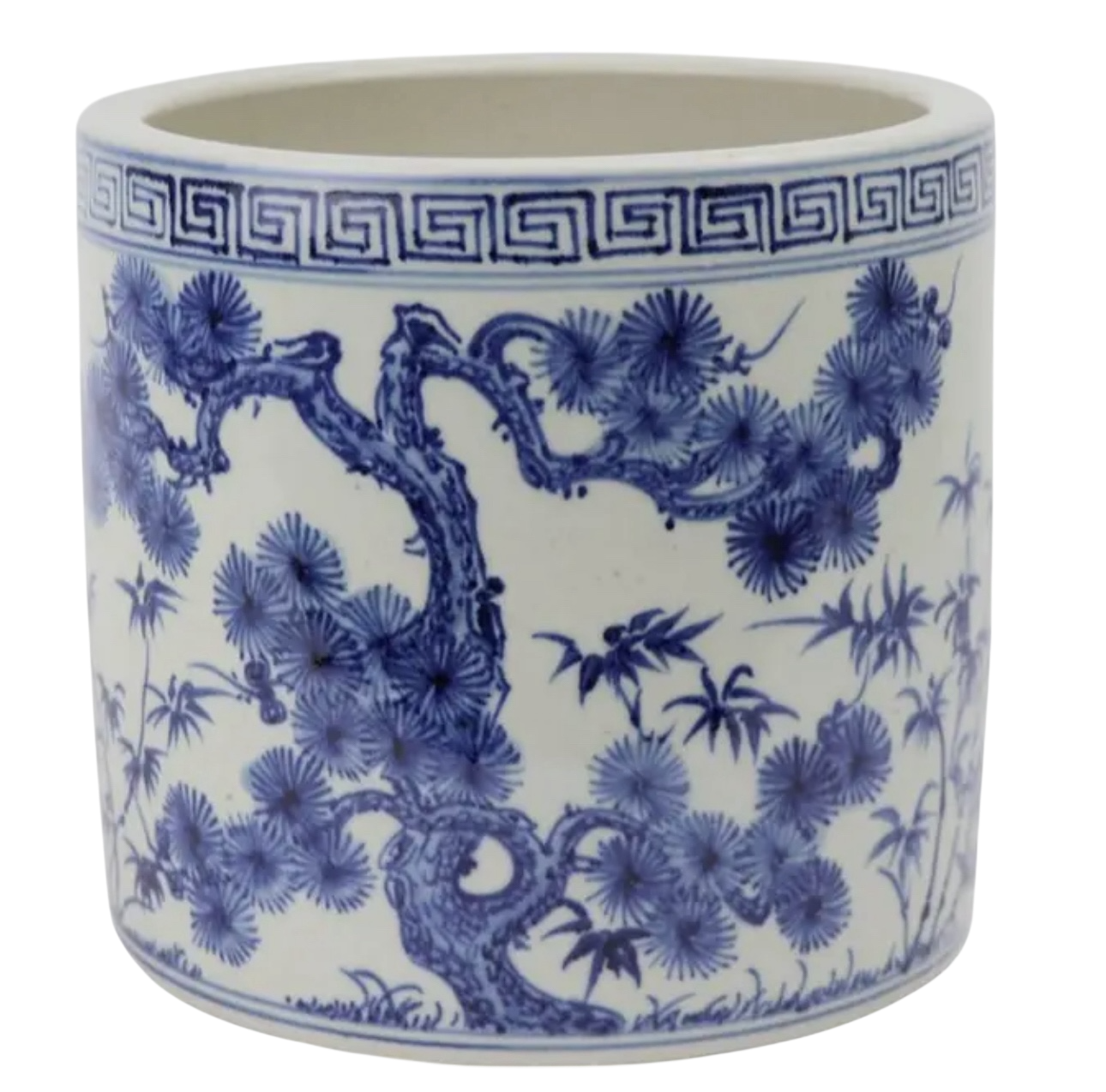 Floral Flat Top Jar