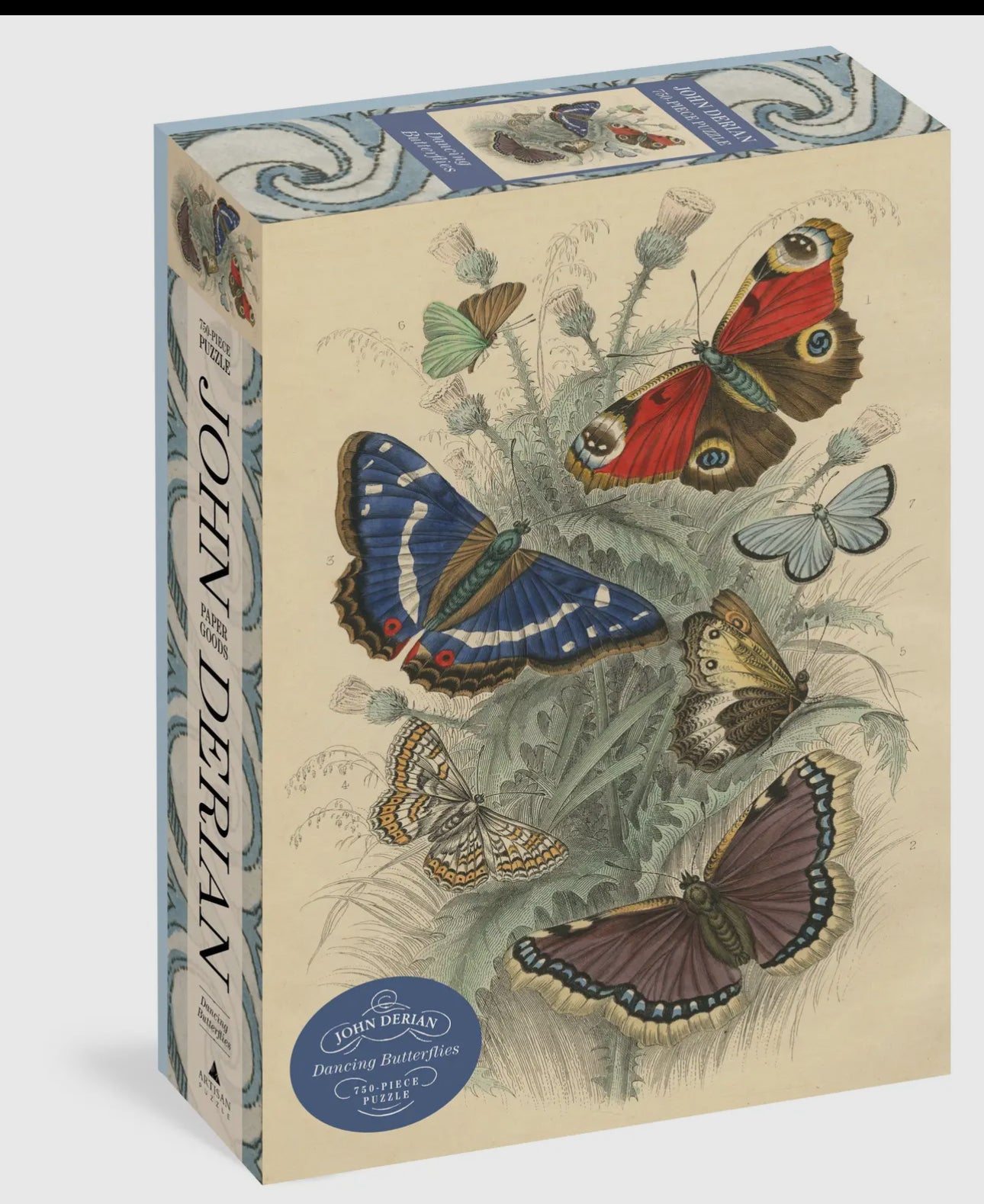 John Derian Dancing Butterflies 750-
Piece Puzzle