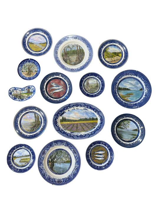 Jenn Leverett Art - Blue Willow Series