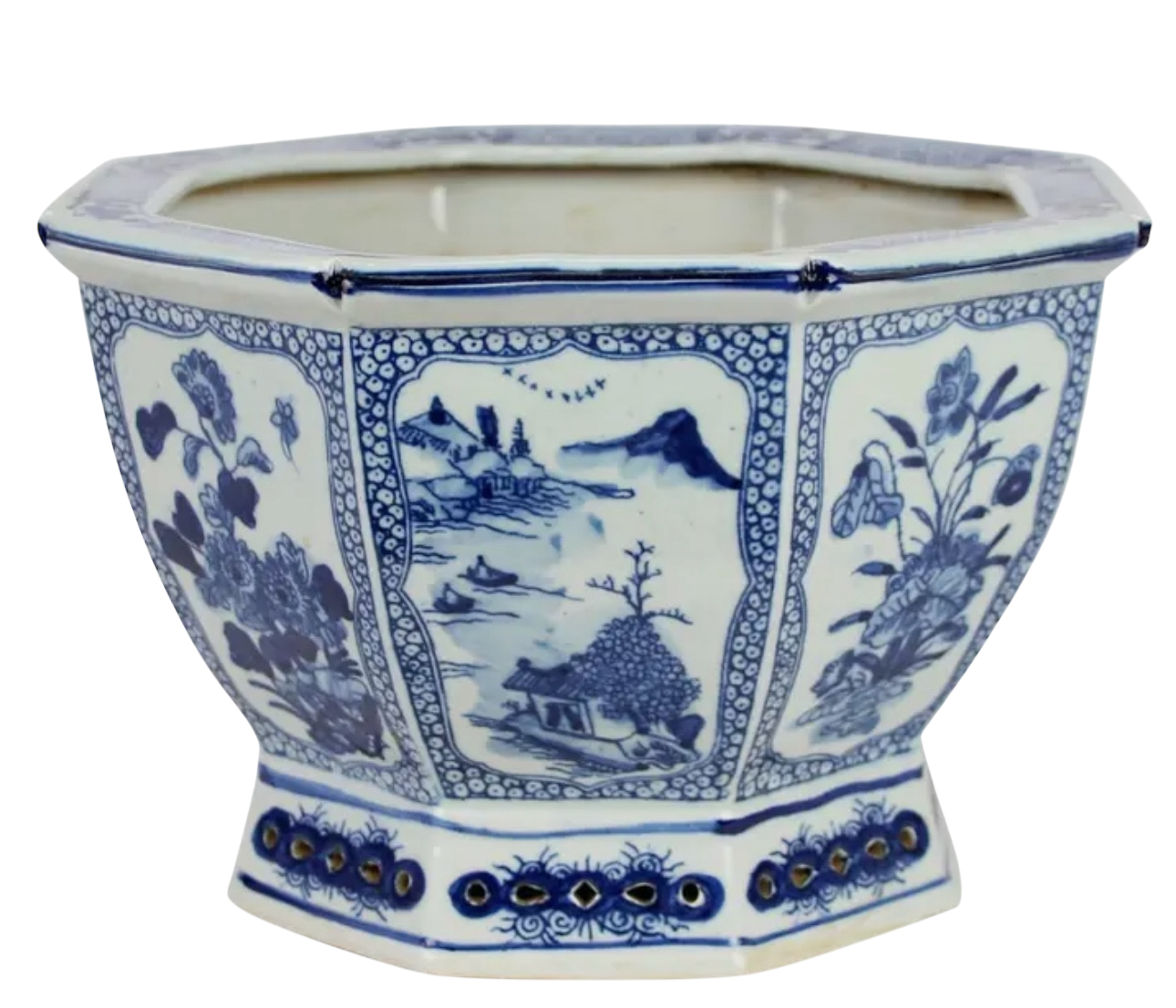 Floral Flat Top Jar