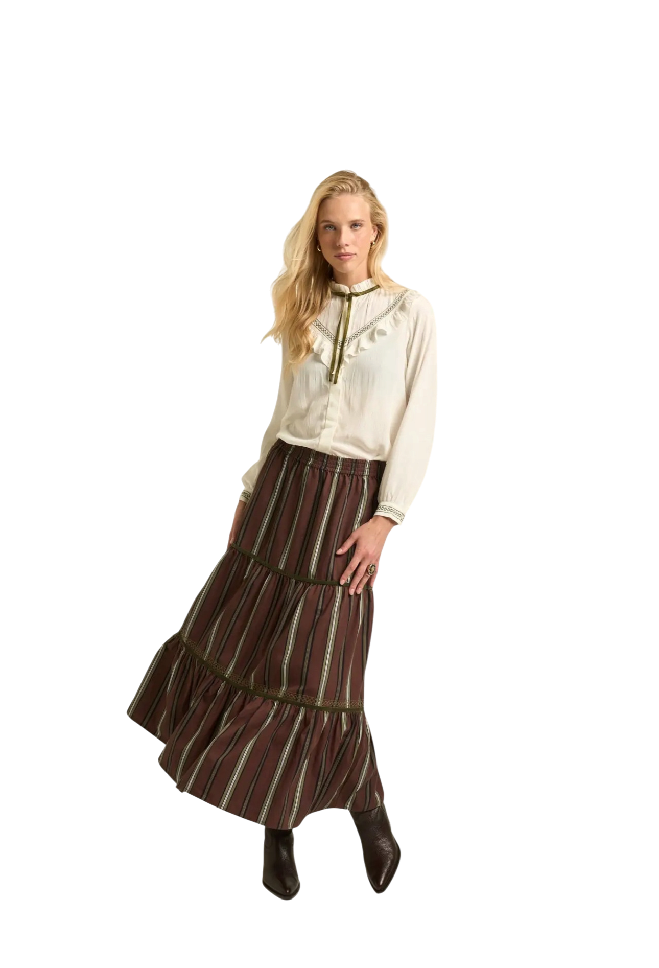Evelyn Skirt Brown