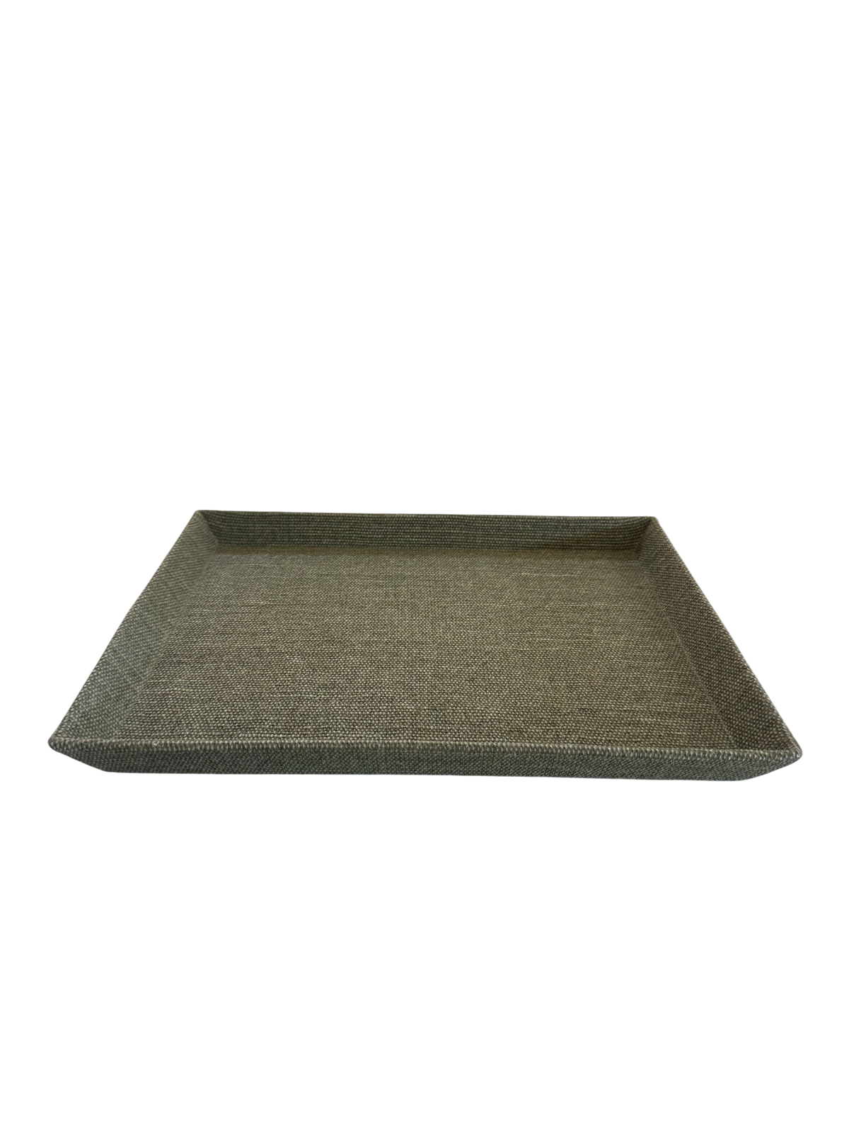 Dresden Rectangular Tray - Dark Green Cotton Jute