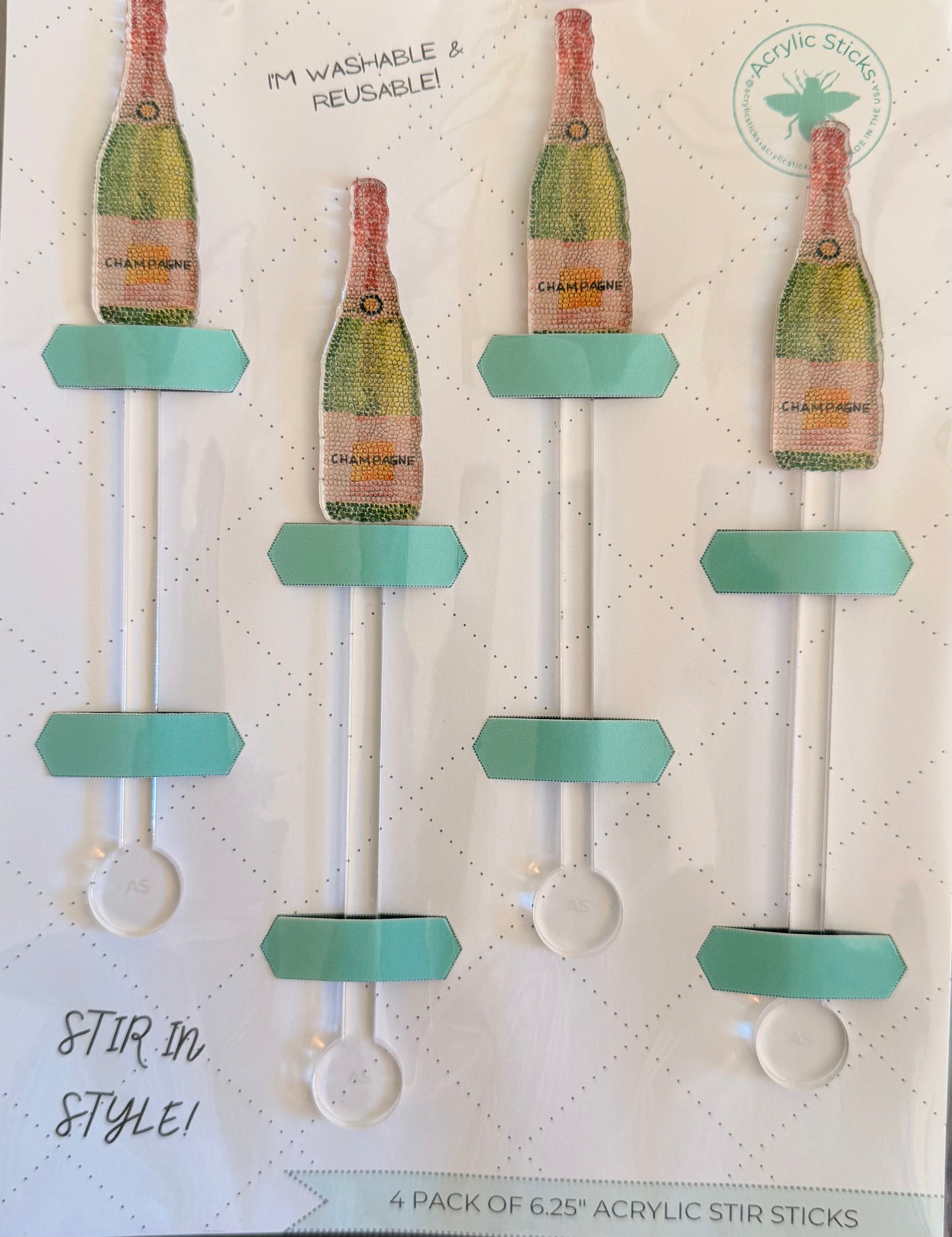 Acrylic Stir Sticks