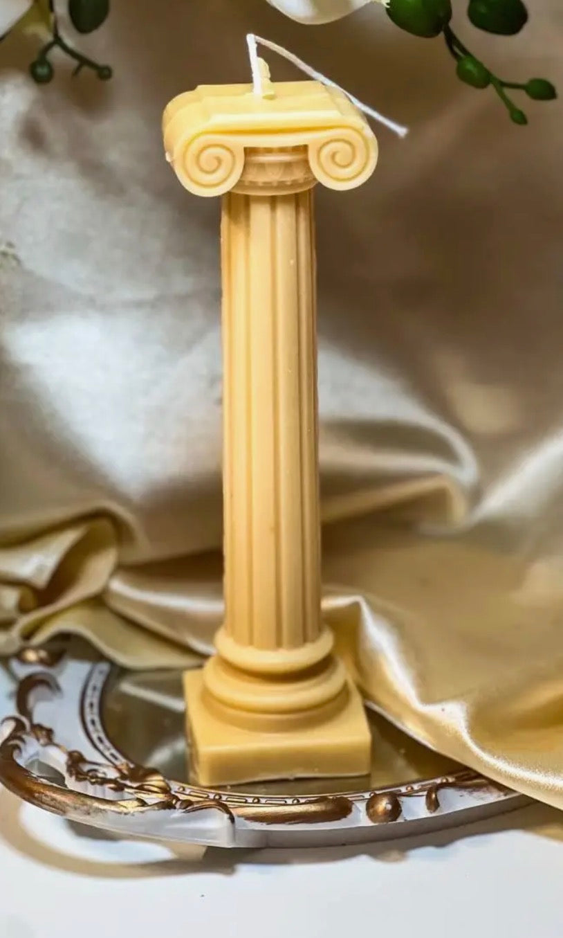 Greek Column Pillar Candle
8.5x2.5 Inches