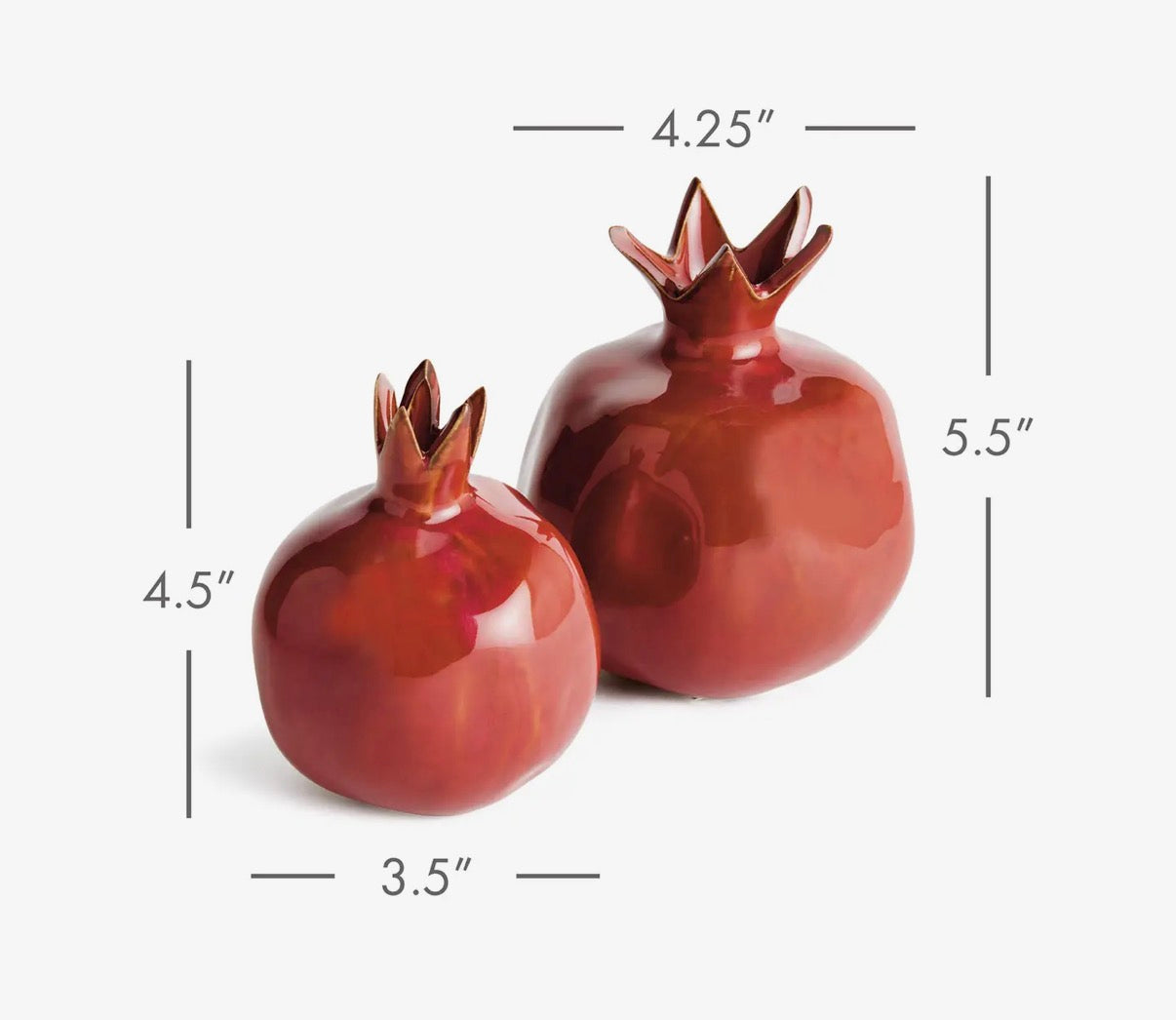 Pomegranate Bud Vases