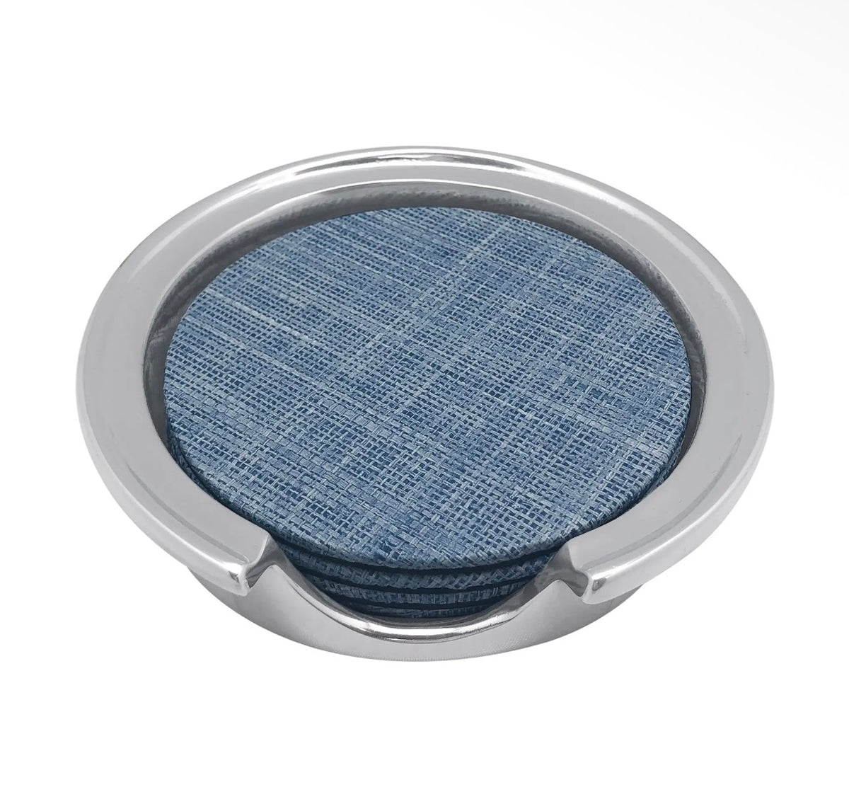 Silver Coaster Set