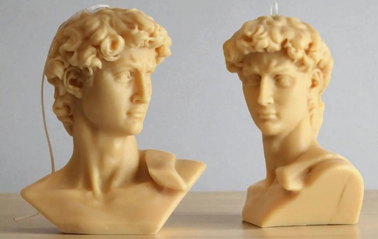 David Head Candle 5.5x5 Inches