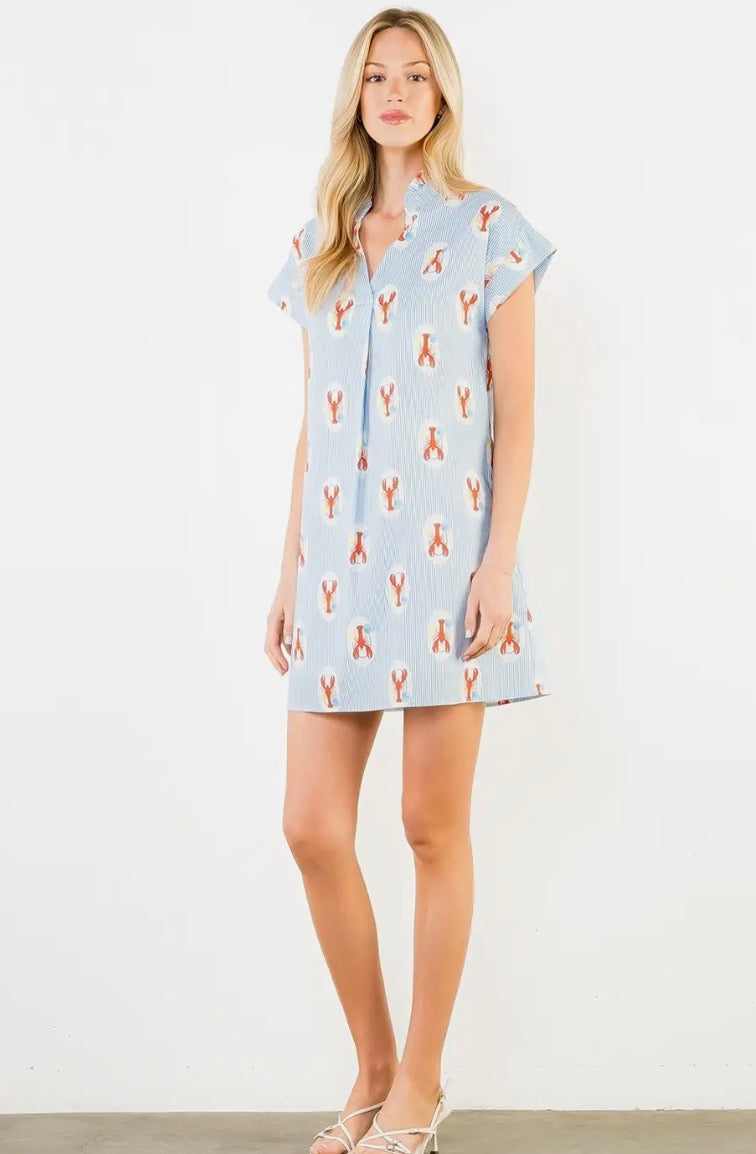 Lobster Print Dress