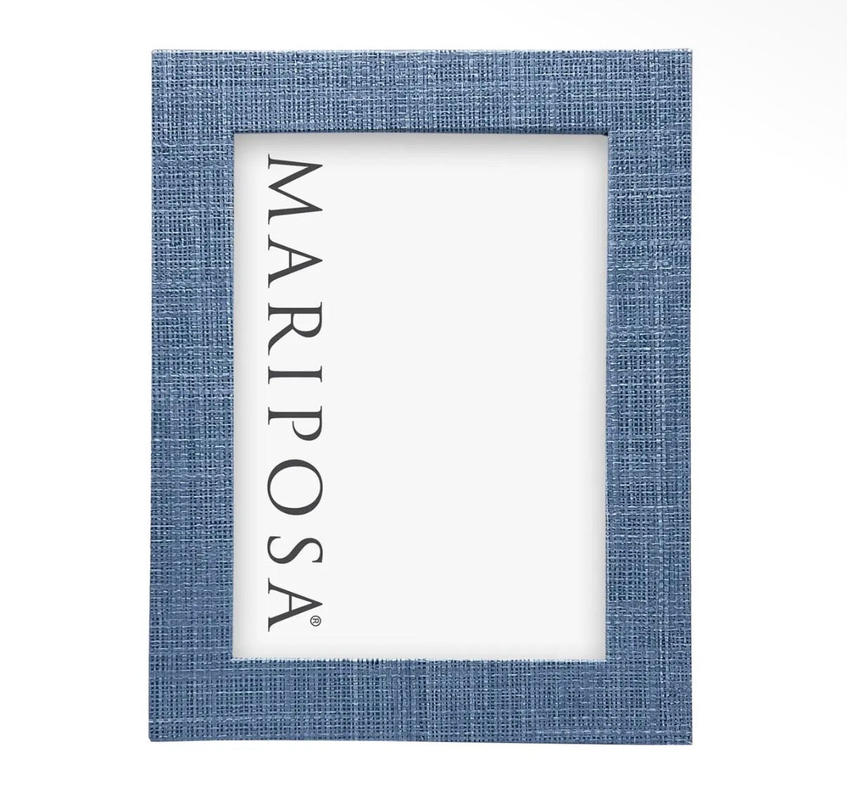 Heath Blue Grasscloth Frame
