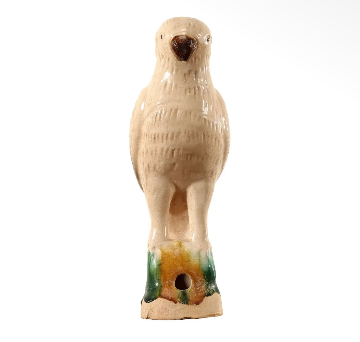 Ceramic Parrot Statue