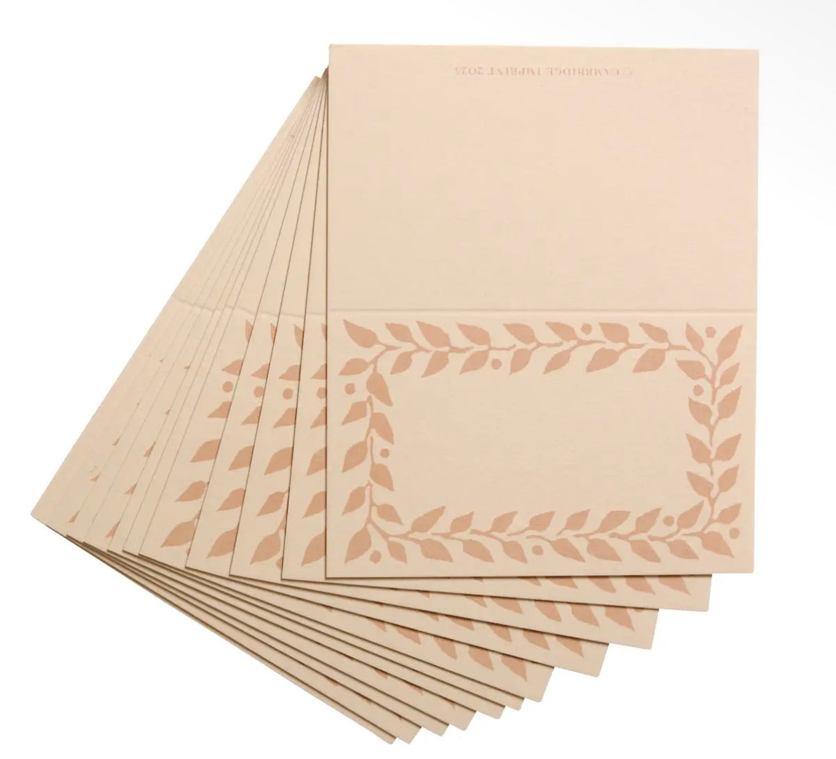 Vine Etched Place Cards