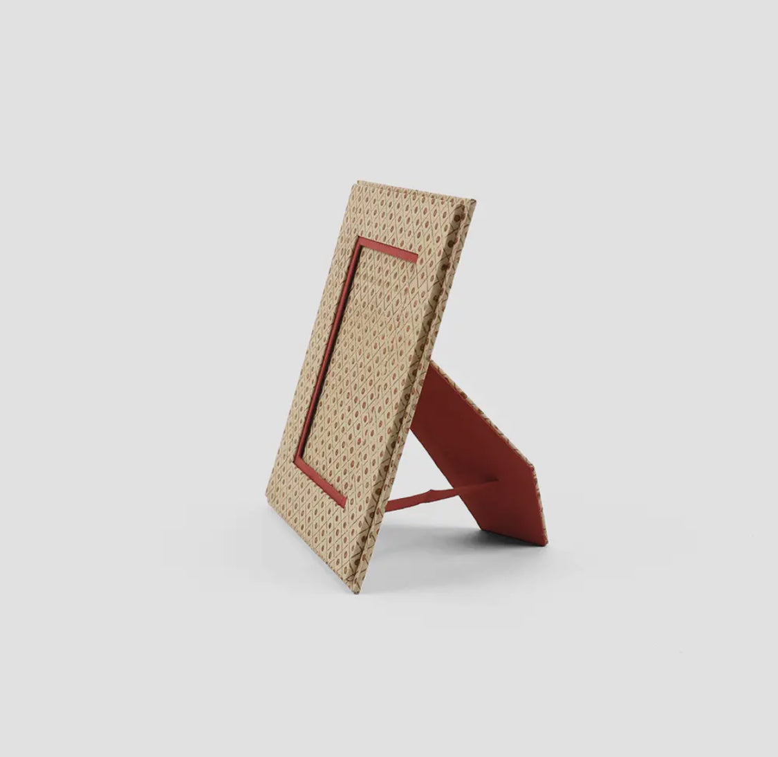 Block Printed Table Top Picture Frame