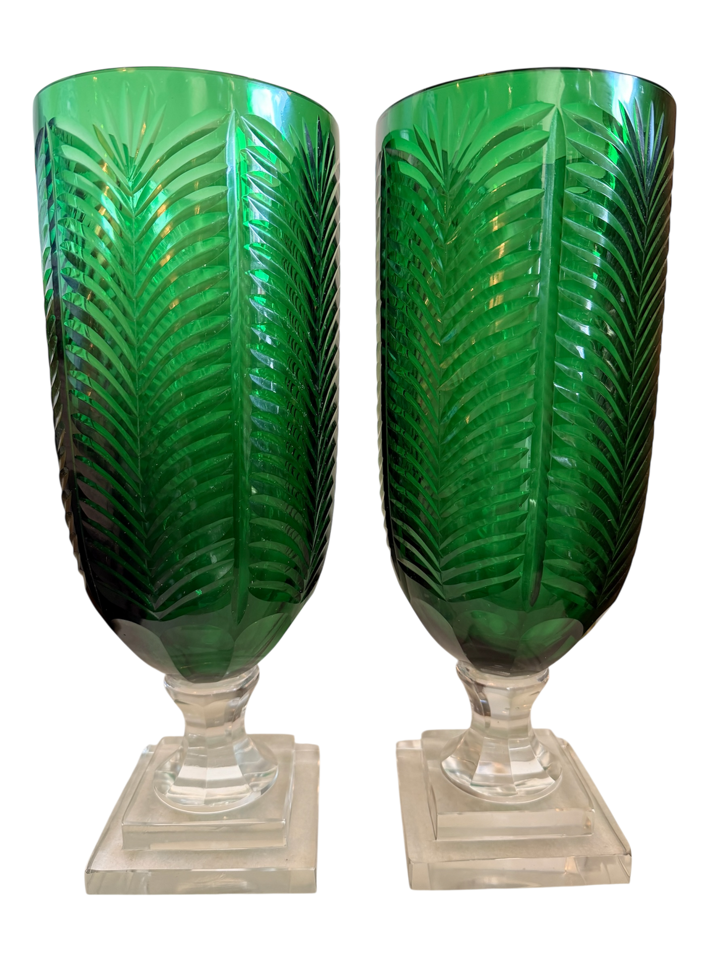 Pair of Green Leaf Hurricanes