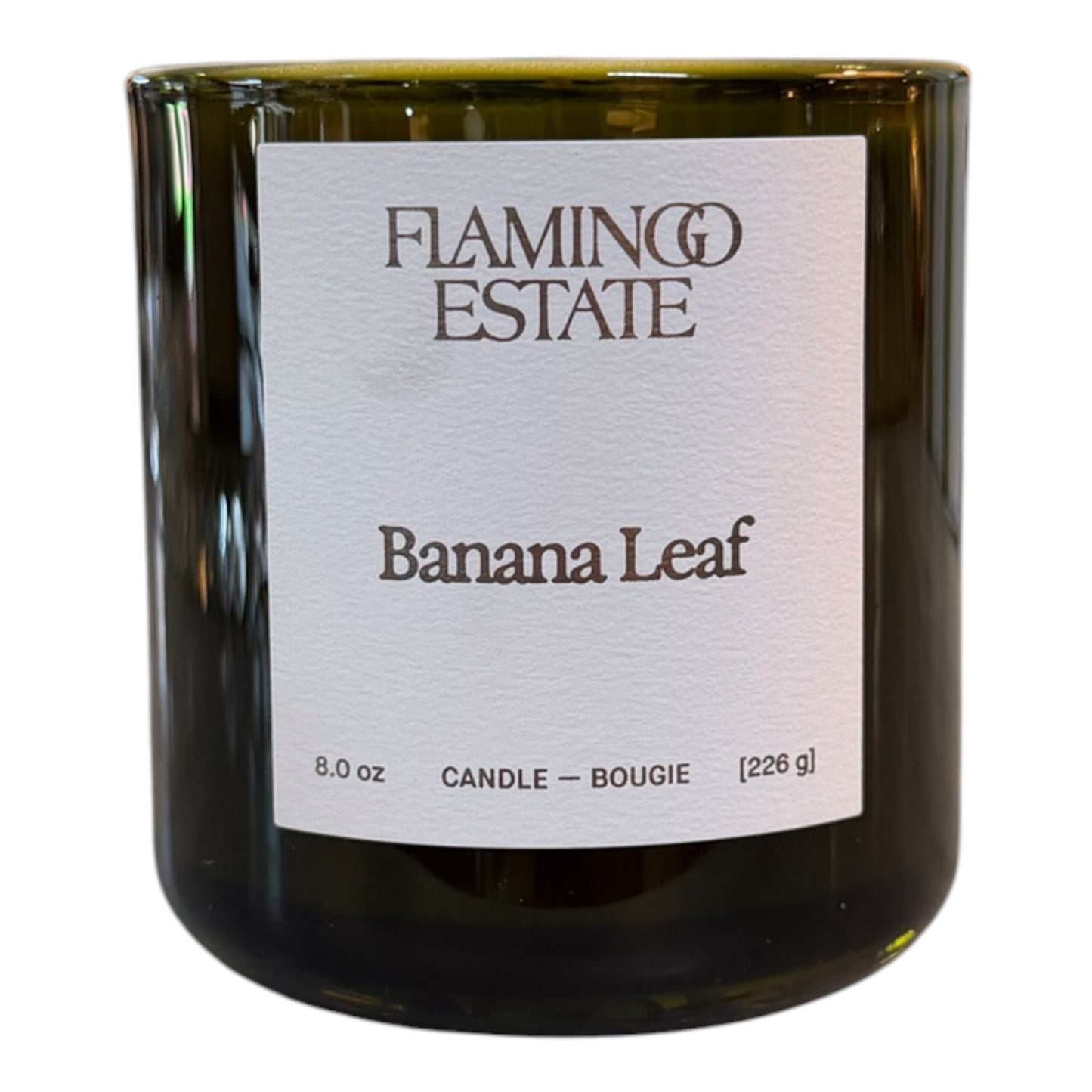 Banana Leaf Candle- Flamingo Estate