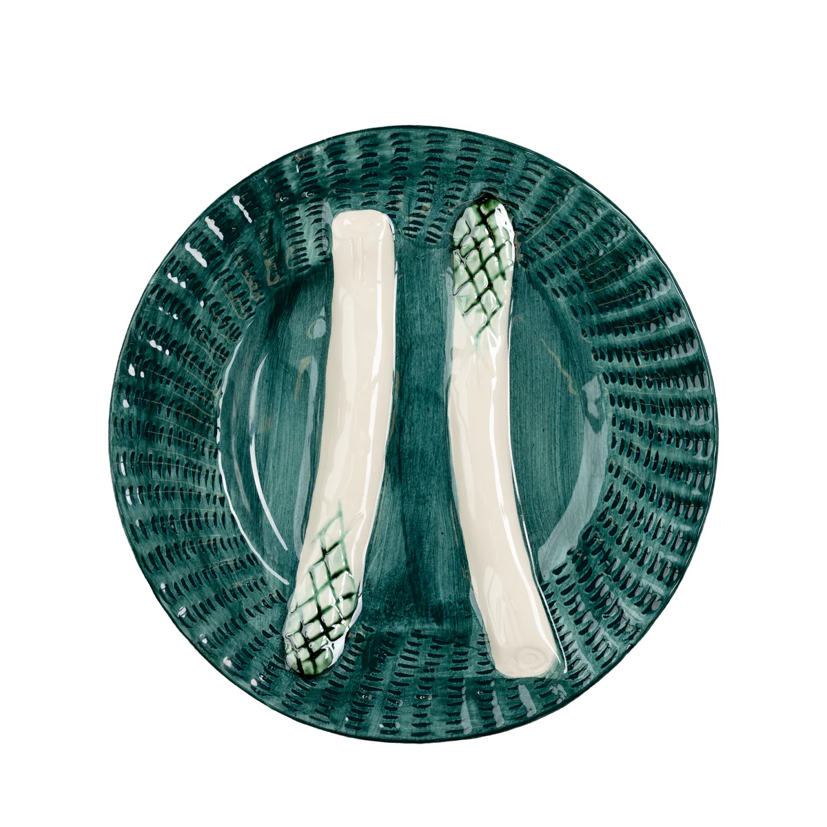 Pair of Asparagus Plates