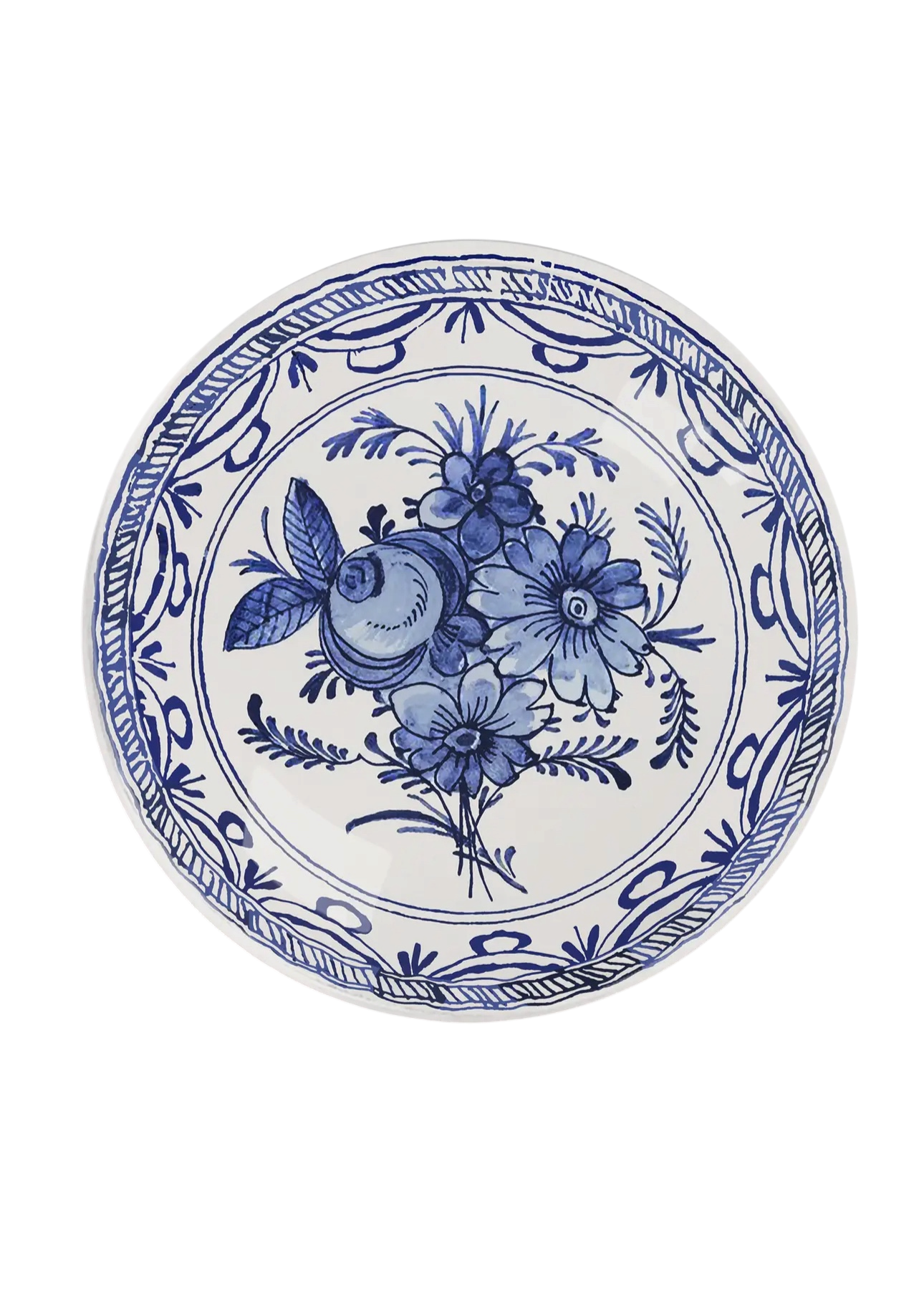 Blue & White Decoupage Tray