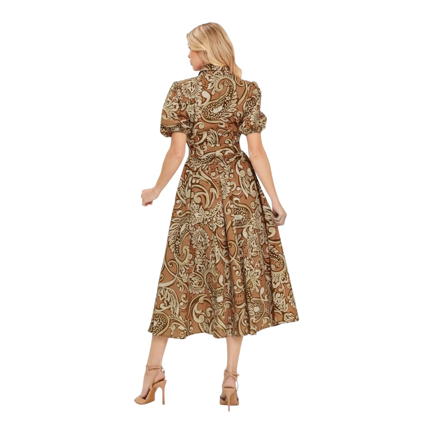 Printed Detailed Maxi