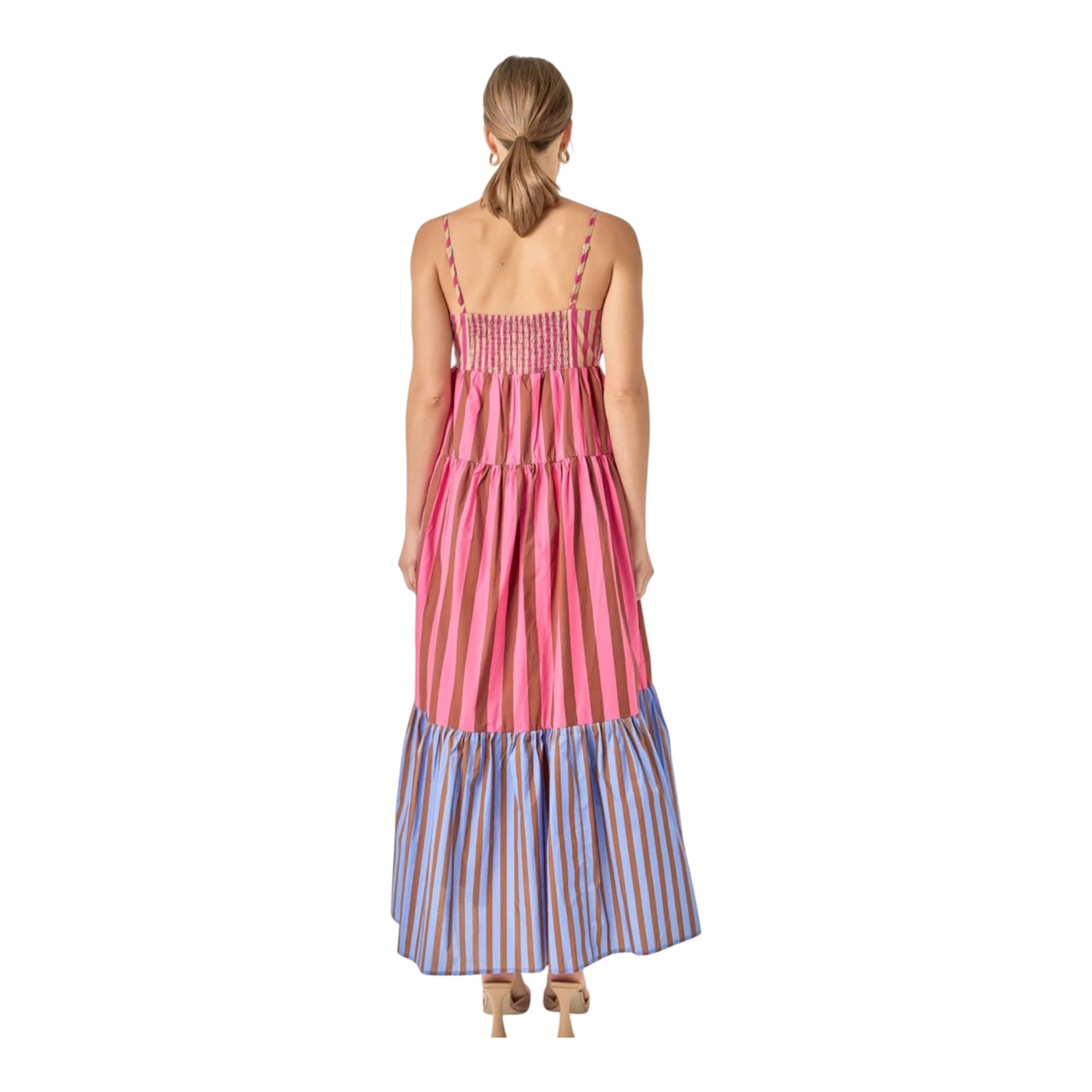 Multi Color Stripe Maxi