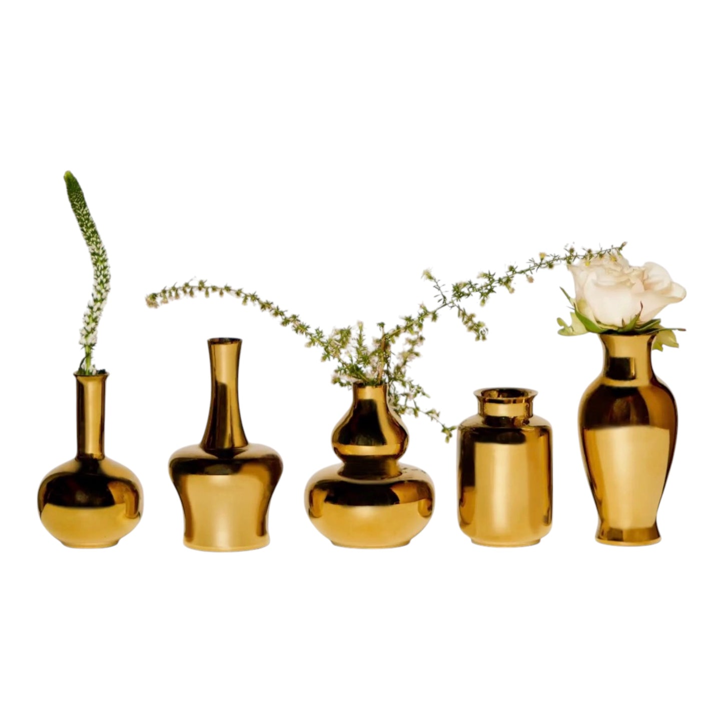 Gold Mini Vases