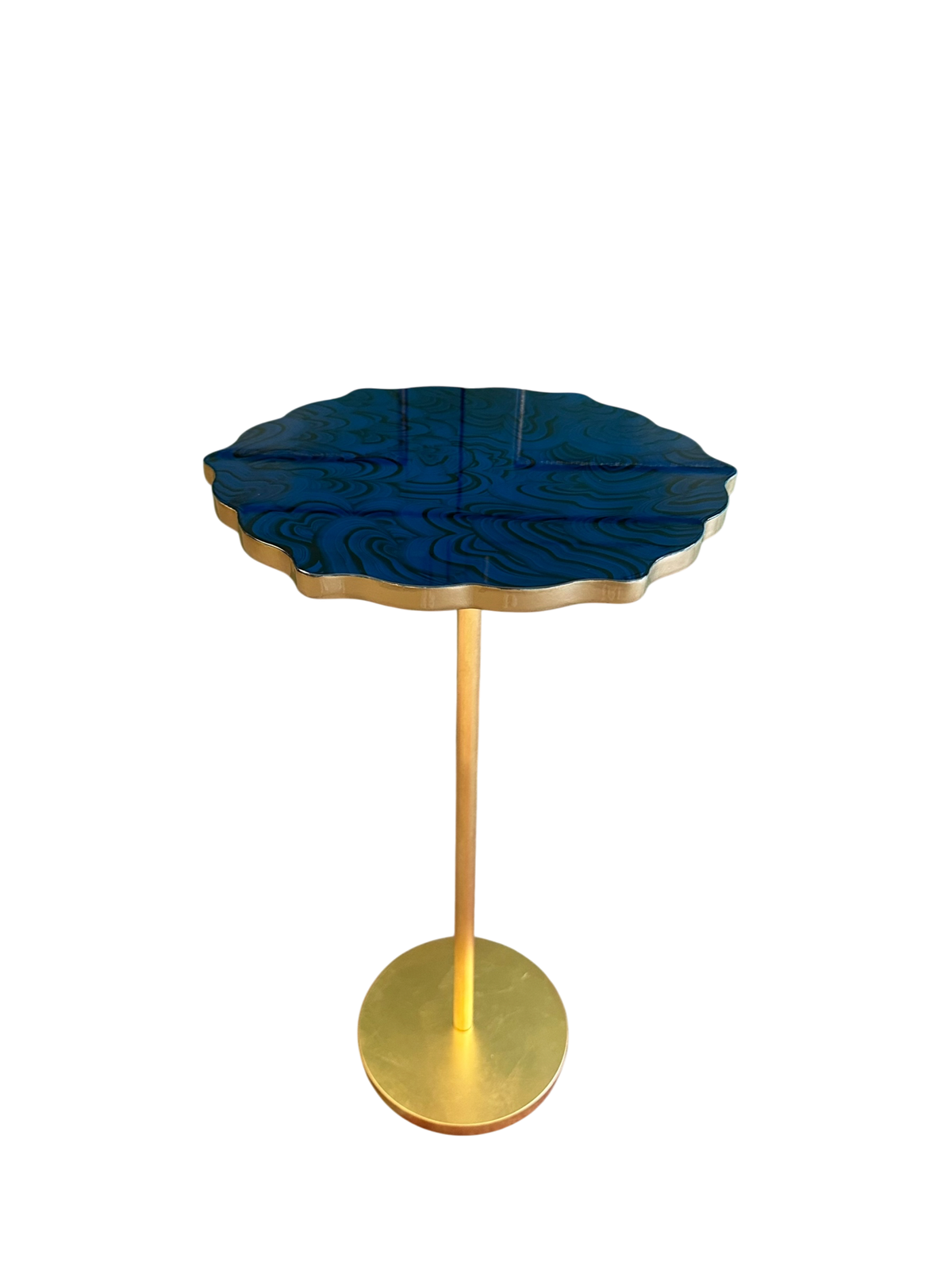 Lapis Blue Side Table