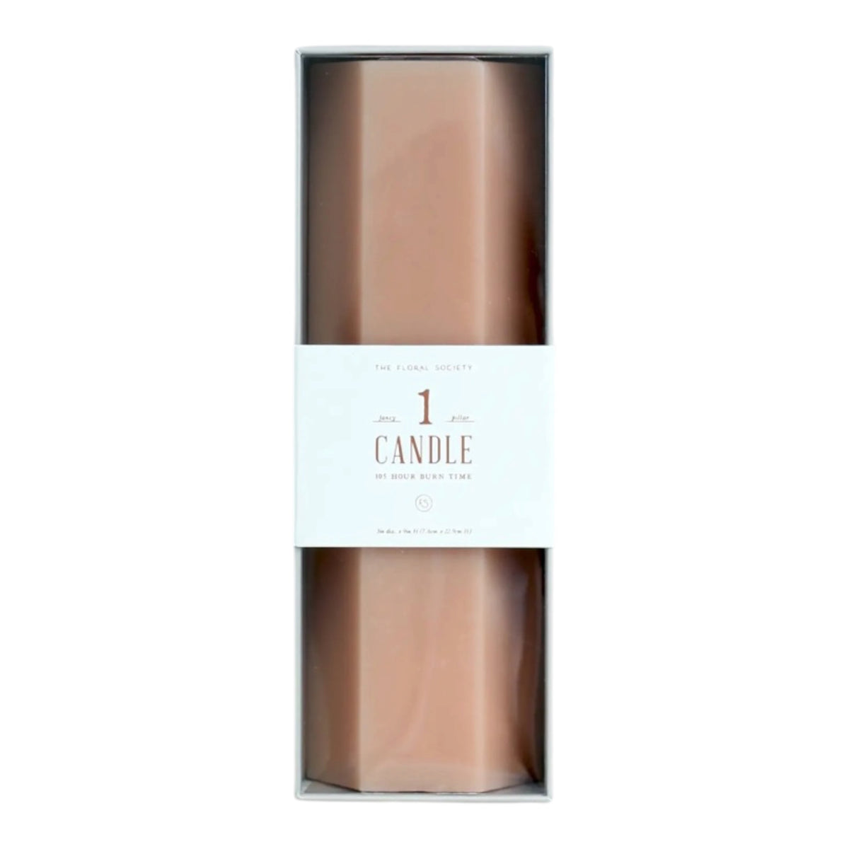 Hexagon Pillar Candles- Large