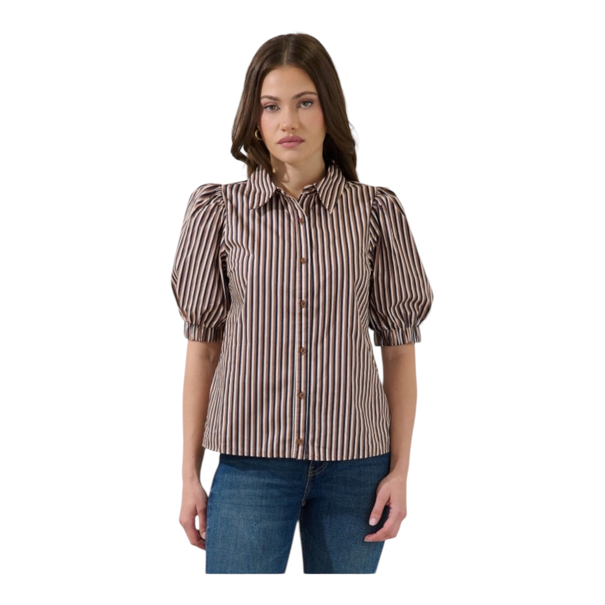 Klaren Button-Up Top