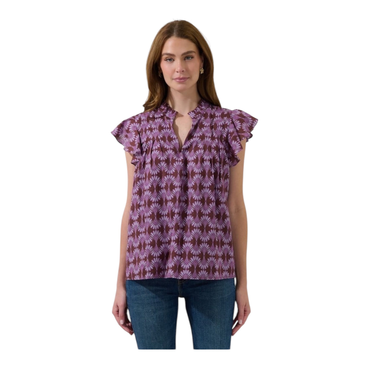 Cindi Ruffle Top