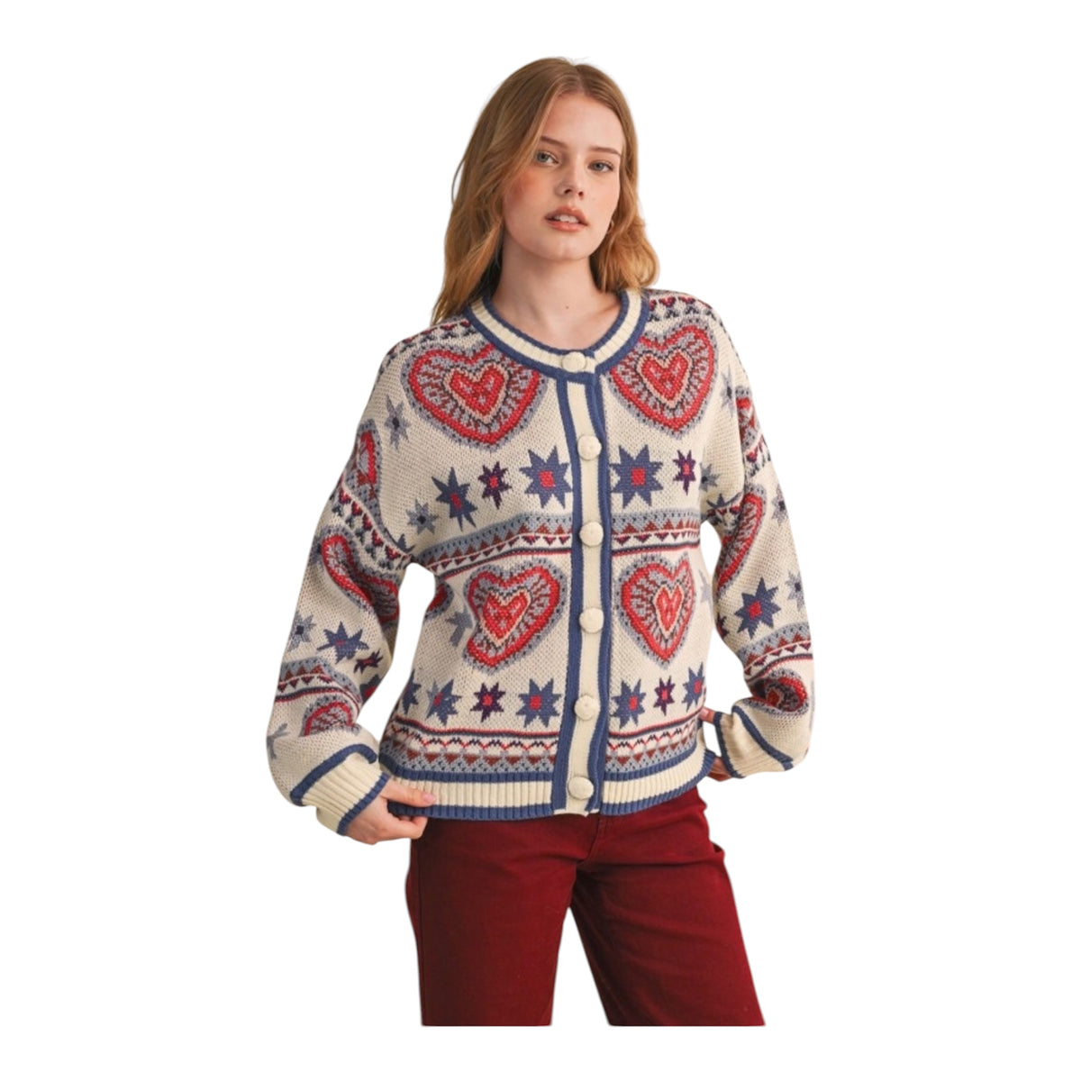 Heart Knit Cardigan