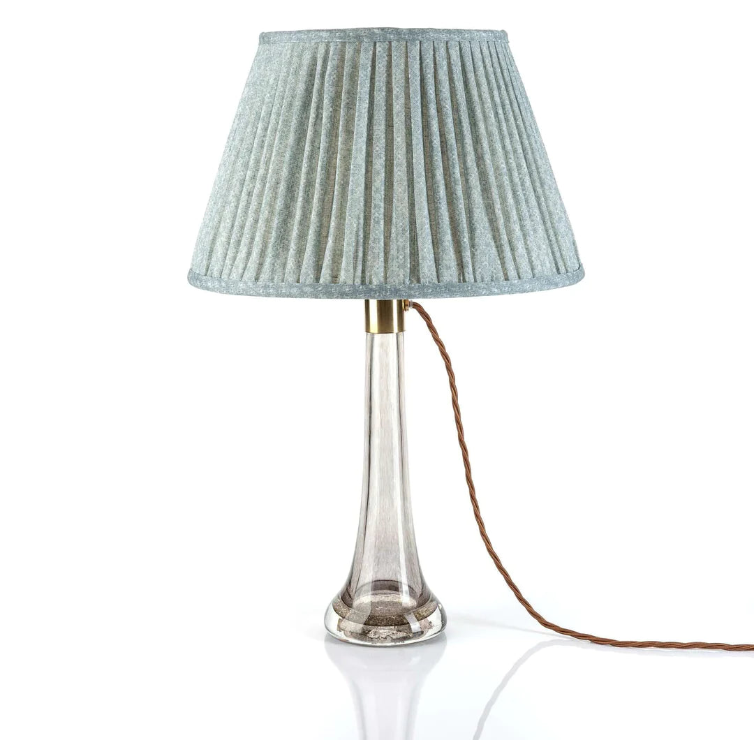 Fermoie Blue Figured Lampshade
