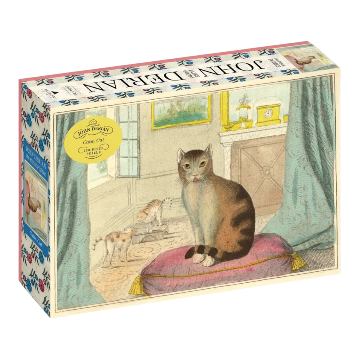 John Derian Calm Cat- 750 Piece Puzzle