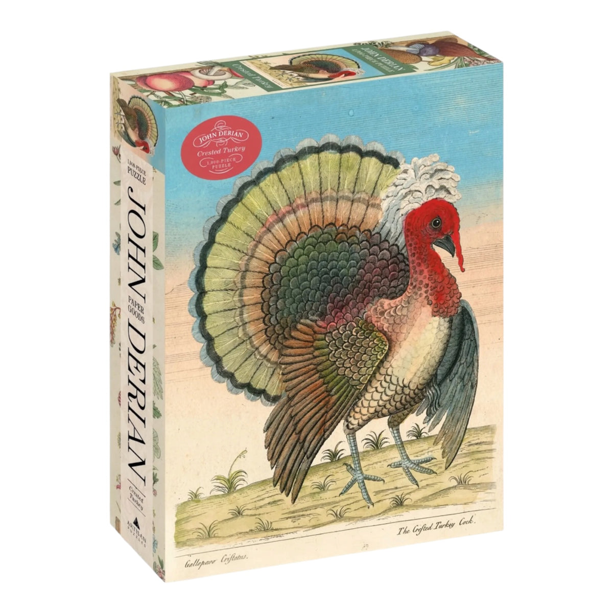John Derian Crested Turkey- 1,000 Piece Puzzle
