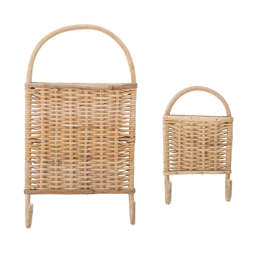 Woven Rattan Wall Hooks- 2 Sizes!