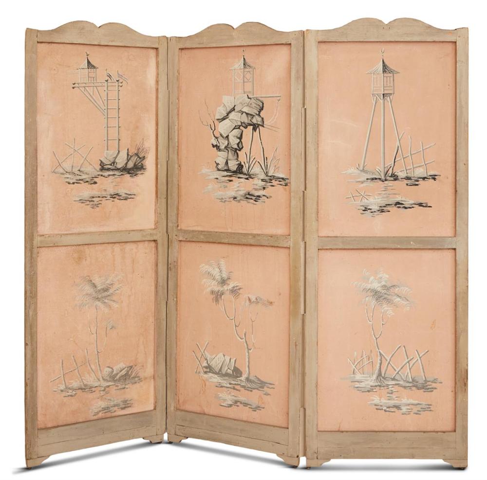 Three-Panel Screen