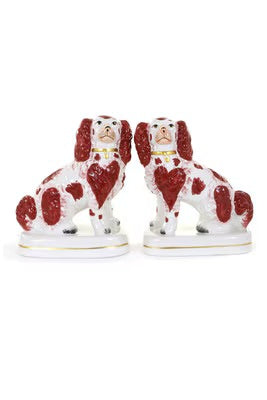 Red Staffordshire Dog Pair
