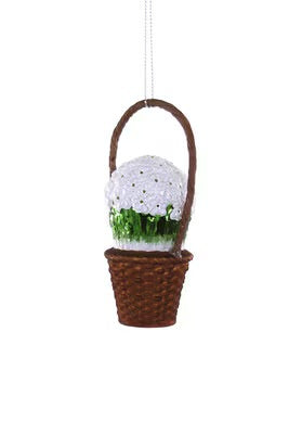 Paperwhite Basket Ornament