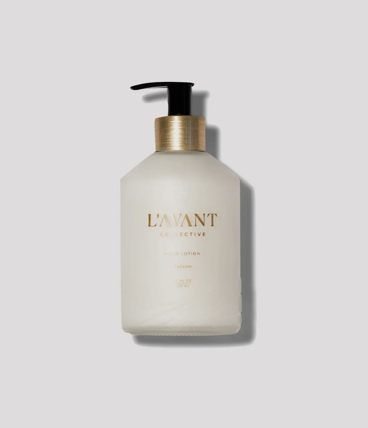 Fresh Linen Glass Bottle Hand Lotion