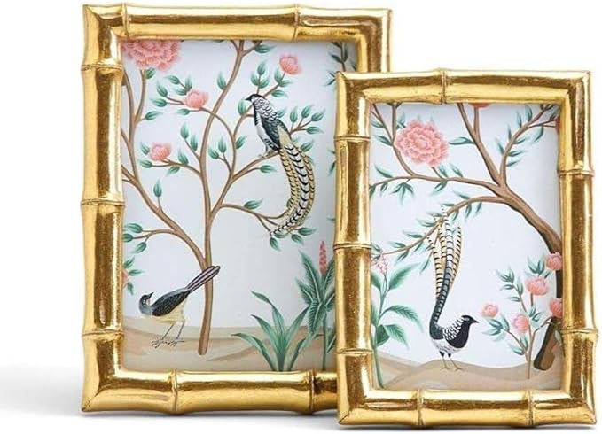 Gold Bamboo Picture Frame