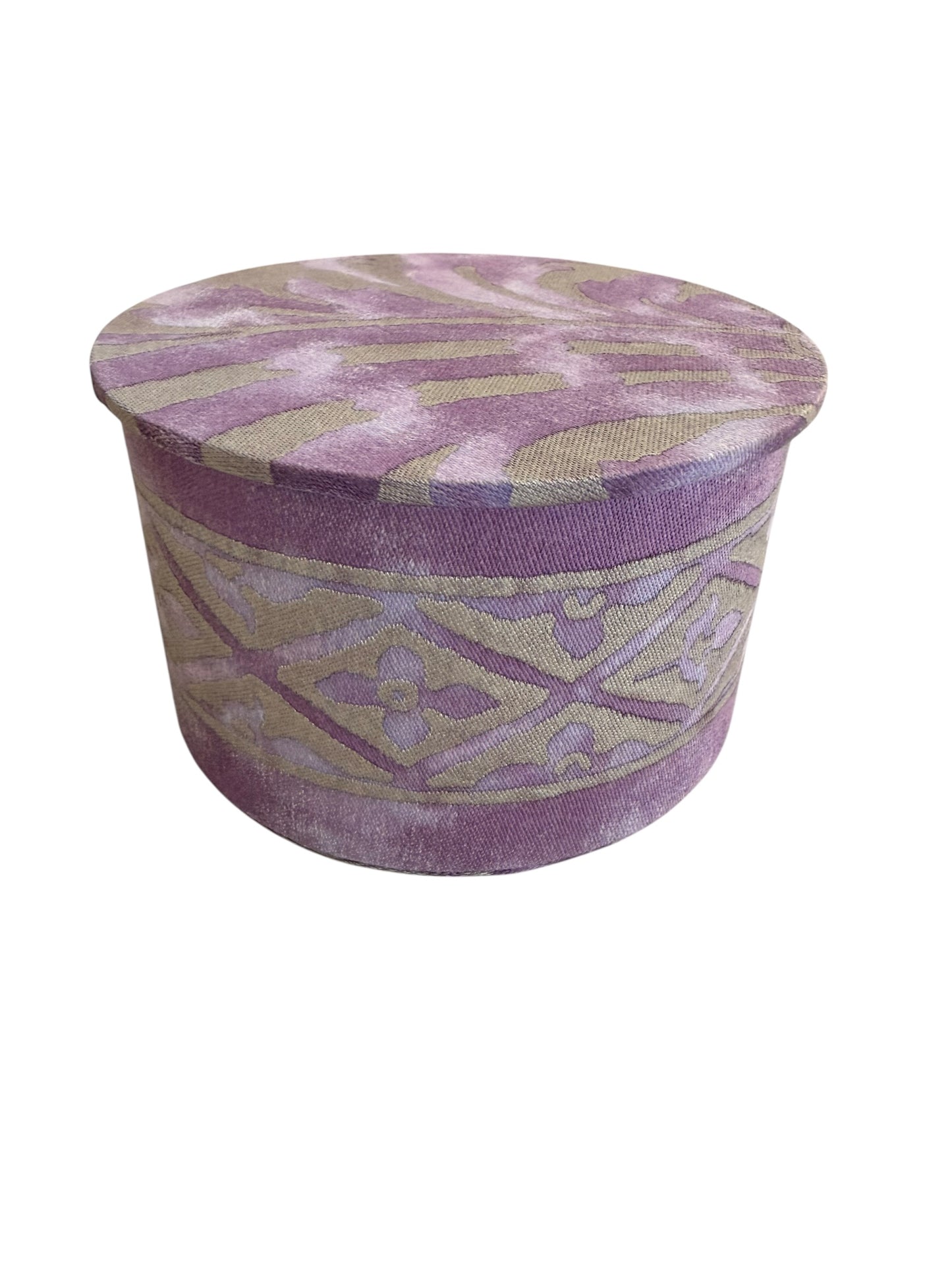 Bespoke Fortuny Round Box - Small