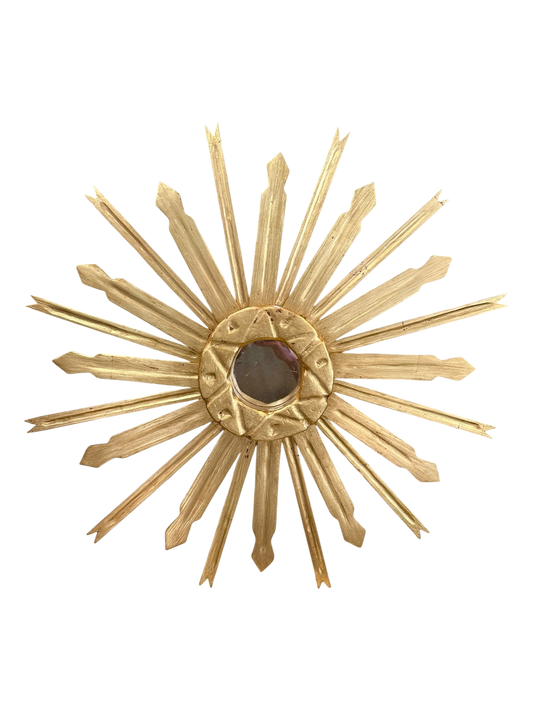 Gold Sunburst Mirror I