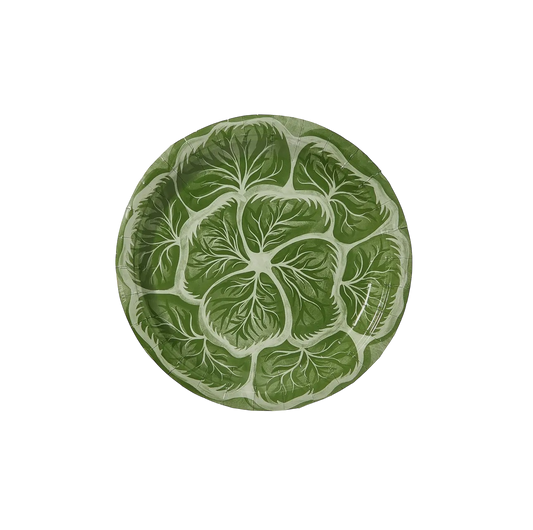Paper Cabbage Salad & Dessert Plates Pack of 8