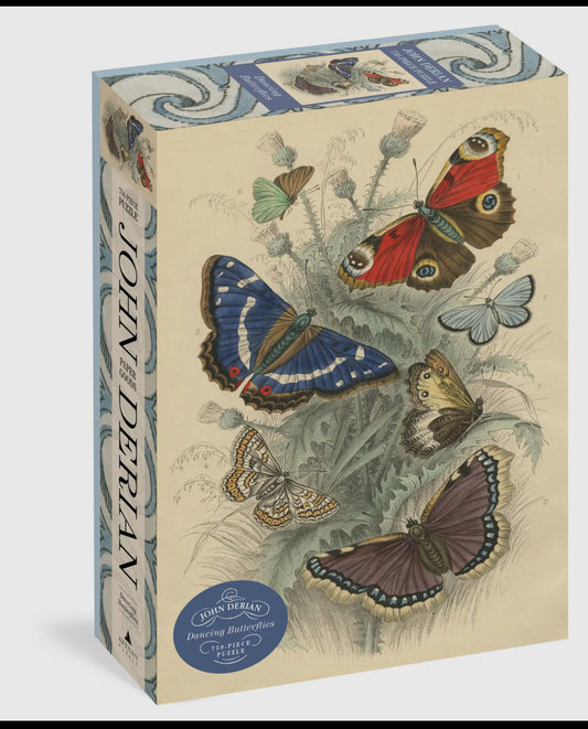 John Derian Dancing Butterflies 750 Piece Puzzle